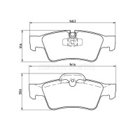 Колодки тормозные задн MERCEDES GL X164/ML W164/G W463 BREMBO