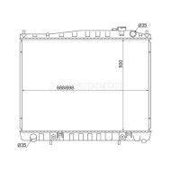 Радиатор Nissan Terrano 95-02 / Infiniti QX4 96-03 / Nissan Elgrand 97-02 SAT