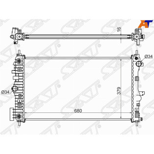 Радиатор OPEL INSIGNIA 2.0T (бензин) 08- SAT