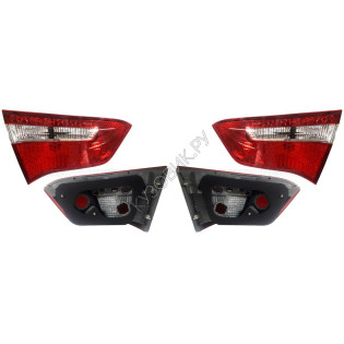 Фонари задние Киа Рио Kia Rio 3 (2011-2017) комплект 2 штуки левый и правый SAT высокое качество