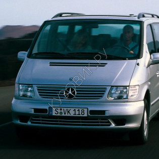 Бампер передний в цвет кузова Mercedes Vito (1996-2003)