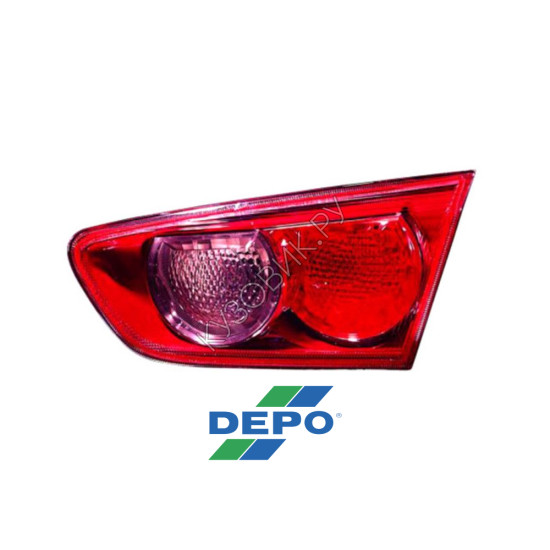 Фонарь правый задний в крышку багажника Mitsubishi Lancer 10 (2007-2015) DEPO
