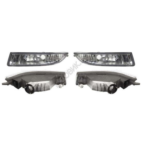 Фары противотуманные Тойота Королла Toyota Corolla E120 (2002-2006) комплект 2 штуки левая и правая DEPO высокое качество