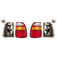Фонари задние Тойота Лэнд Крузер Toyota LandCruiser 100 (1998-2007) комплект 2 штуки левый и правый DEPO высокое качество